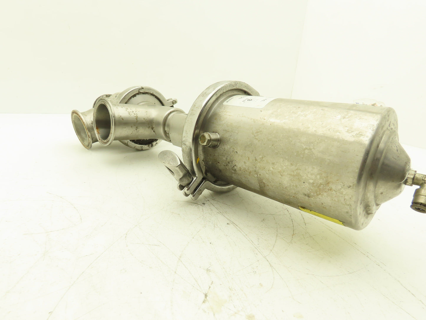 Stainless Products 3-way Sanitary Diverter valve Pneumatic Air Actuated