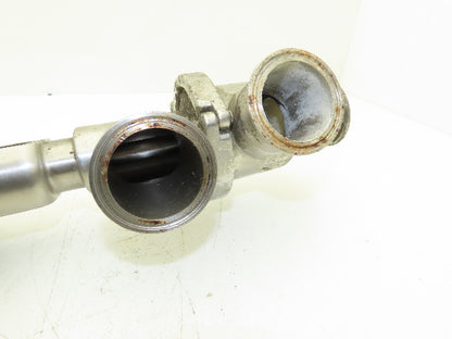 Stainless Products 3-way Sanitary Diverter valve Pneumatic Air Actuated