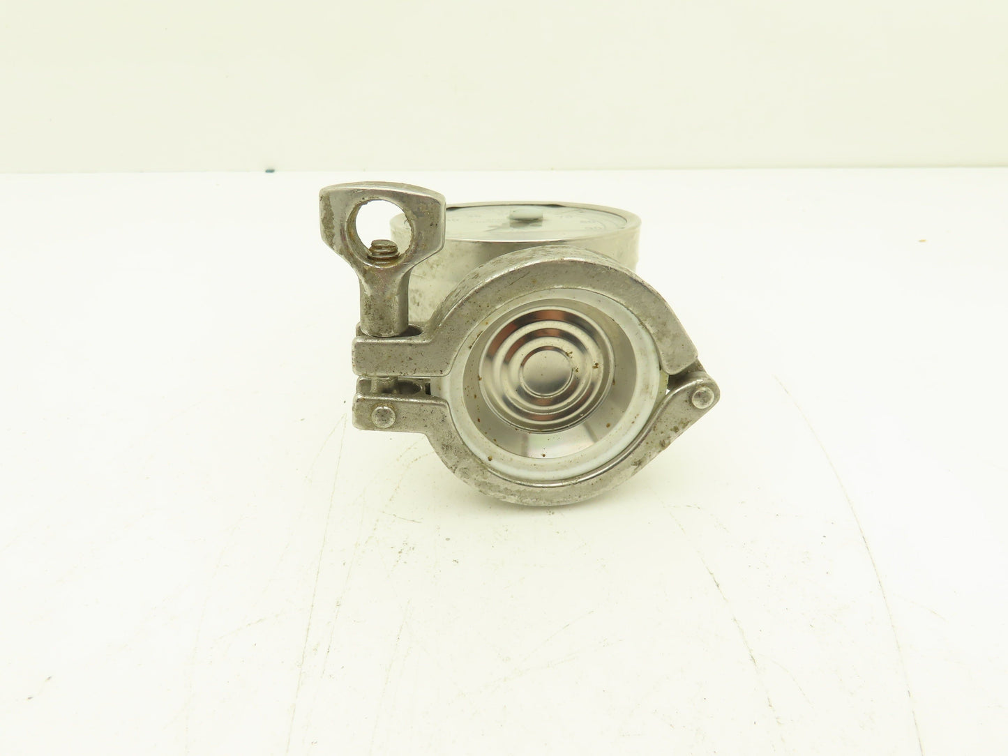 Chicago Stainless 3S-D-2U-GF-BT-SS Sani-Flow Pressure Gauge 0-100psi 2-1/4"