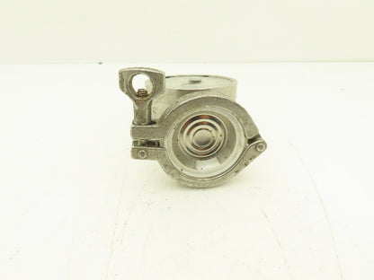 Chicago Stainless 3S-D-2U-GF-BT-SS Sani-Flow Pressure Gauge 0-100psi 2-1/4"