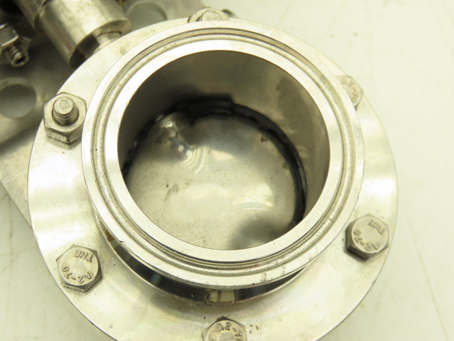 Bi-Torq Pneumatic Actuated 2" Butterfly Valve Tri-Clamp Stainless Limit Switch