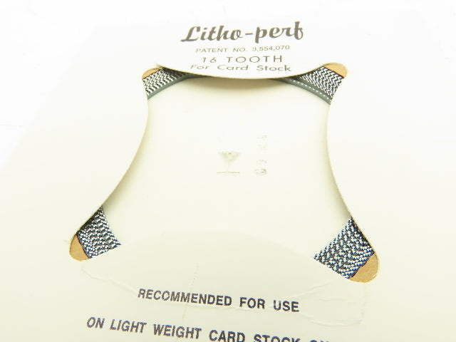 HS Boyd #815 Litho-Perf 20' Roll 16 Tooth Card Side Series Rules Lot of 2