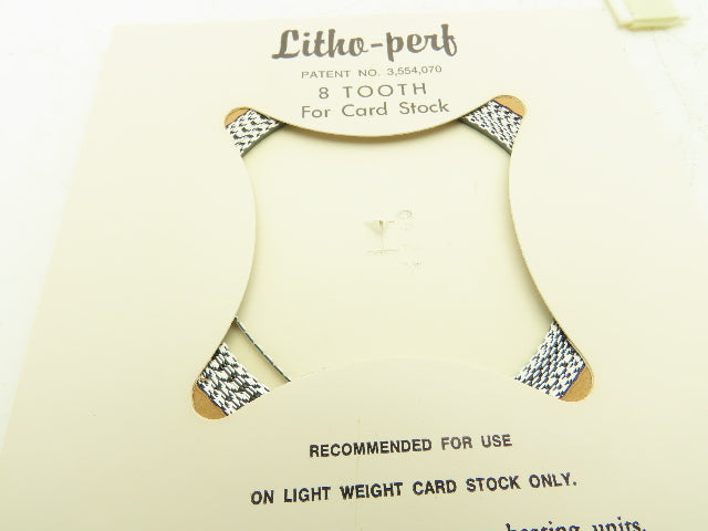 HS Boyd #811 Litho-Perf 20' Roll 8 Tooth Card Side Series Rules Lot of 3