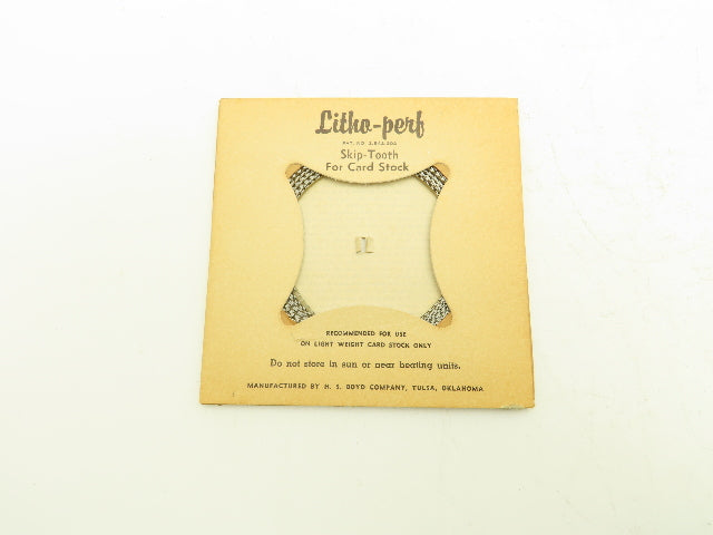 HS Boyd 2,842,202 Litho-Perf 20' Roll 8 Tooth Card Side Series Rules Lot of 3