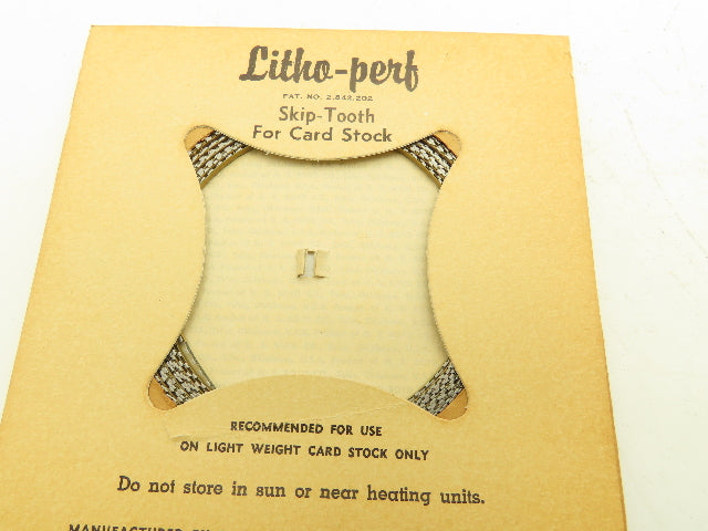 HS Boyd 2,842,202 Litho-Perf 20' Roll 8 Tooth Card Side Series Rules Lot of 3