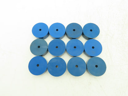 Industrial Rubber Machine Table Feet 2.5" X 1" Lot of 12