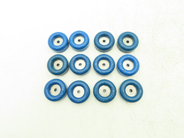 Industrial Rubber Machine Table Feet 2.5" X 1" Lot of 12