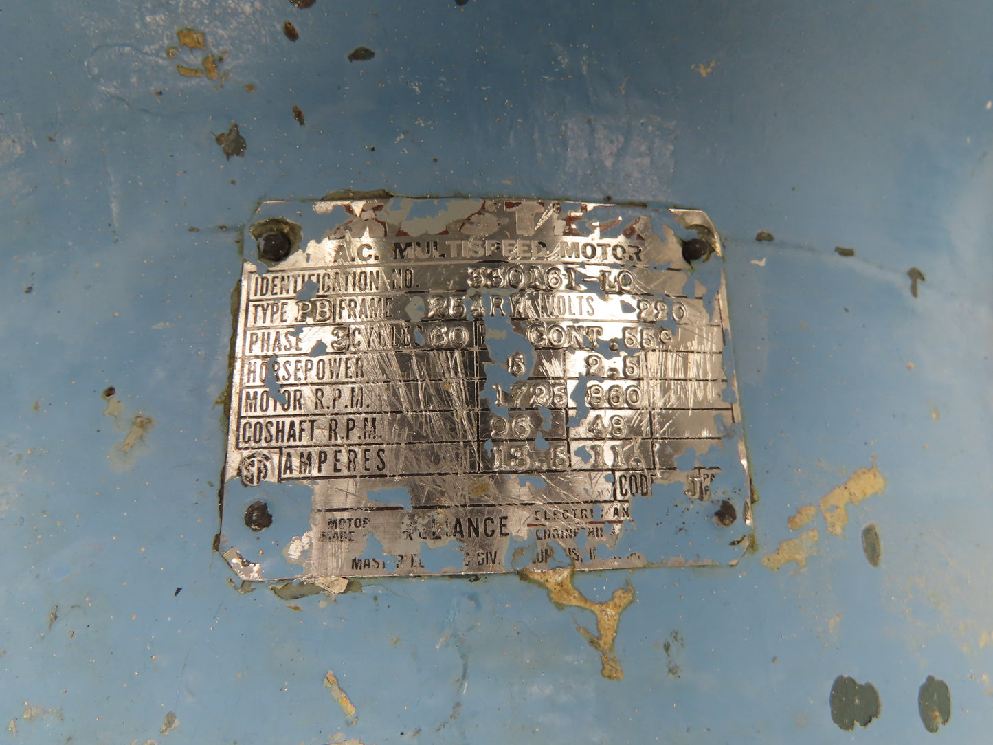 Industrial Mixer 75 Gallon Dual Impeller Master 5 Hp 220V 3Ph Gearbox Drive