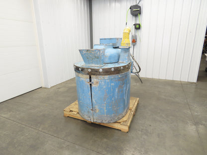 Industrial Mixer 75 Gallon Dual Impeller Master 5 Hp 220V 3Ph Gearbox Drive