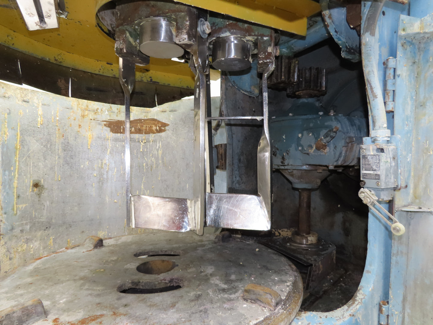 Industrial Mixer 75 Gallon Dual Impeller Master 5 Hp 220V 3Ph Gearbox Drive