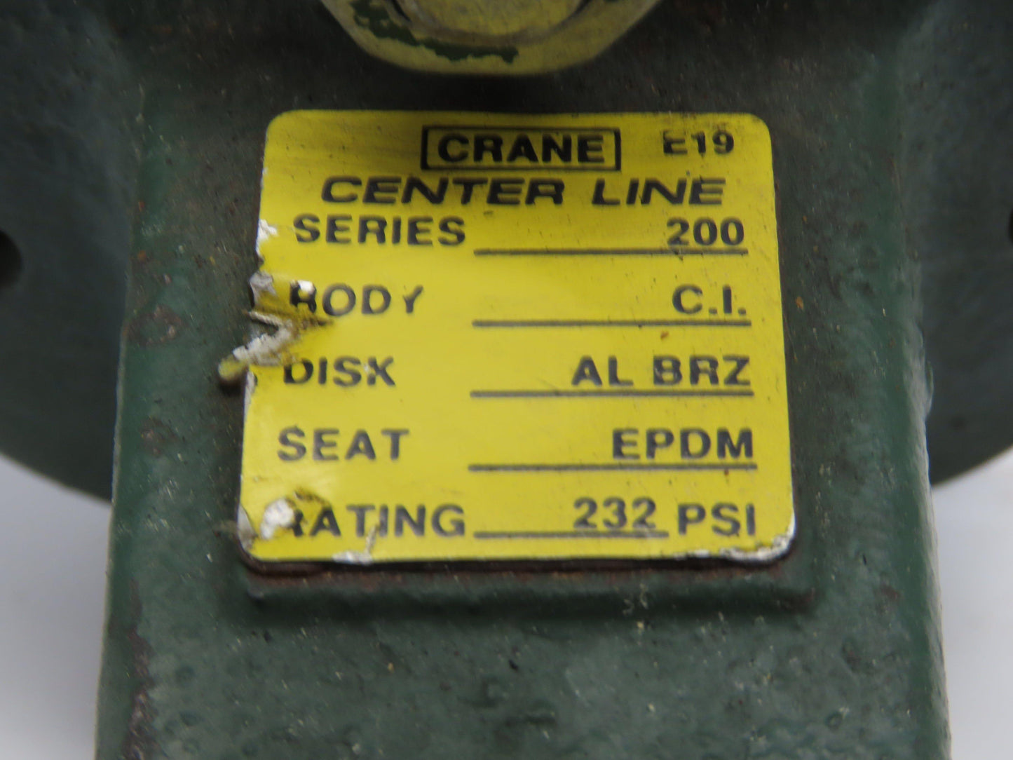 Crane 200 Series Butterfly Valve 4" Lug Style