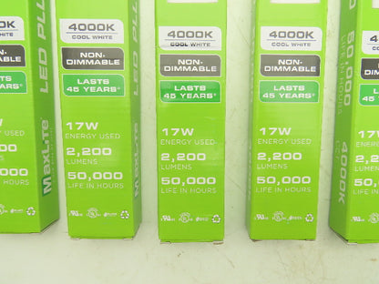 Maxlite 17PLLB40-CG Light LED Bulb 22" 2200 Lumen 17W 120-277V 4000K Lot Of 10