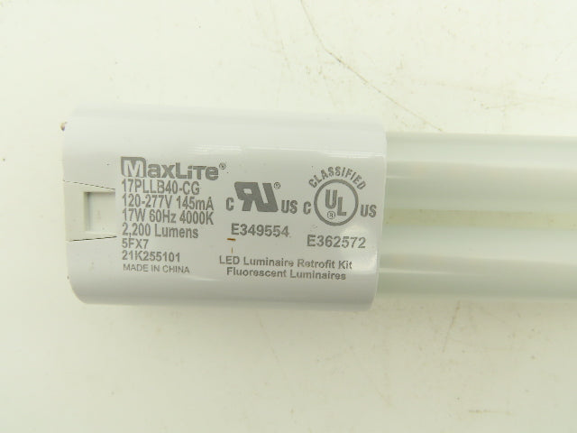 Maxlite 17PLLB40-CG Light LED Bulb 22" 2200 Lumen 17W 120-277V 4000K Lot Of 10