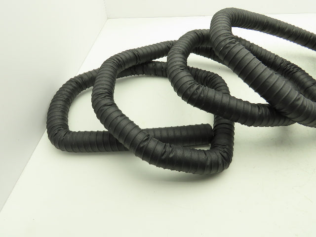 Flexaust 1030157000 1.57"x 25' Urethane Wire Flex Hose Air Dust Fume Vac Black