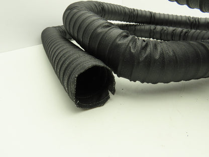 Flexaust 1030157000 1.57"x 25' Urethane Wire Flex Hose Air Dust Fume Vac Black