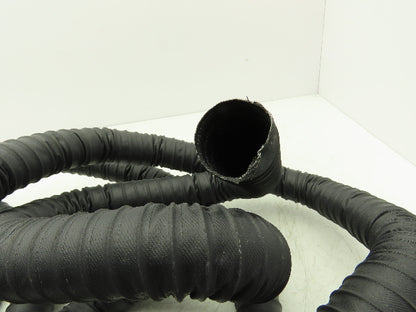 Flexaust 1030157000 1.57"x 25' Urethane Wire Flex Hose Air Dust Fume Vac Black