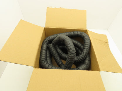 Flexaust 1030157000 1.57"x 25' Urethane Wire Flex Hose Air Dust Fume Vac Black