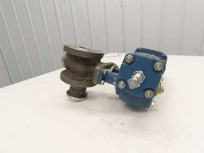 DeZurik 9319063 1.5" Ball Valve Pneumatically Actuated Stainless