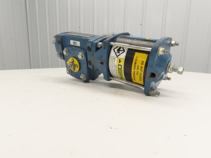 DeZurik 9319063 1.5" Ball Valve Pneumatically Actuated Stainless