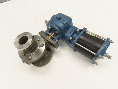 DeZurik 9319063 1.5" Ball Valve Pneumatically Actuated Stainless