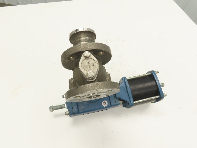 DeZurik 9319063 1.5" Ball Valve Pneumatically Actuated Stainless