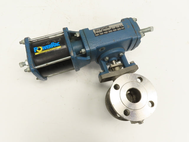 DeZurik 9319063 1.5" Ball Valve Pneumatically Actuated Stainless