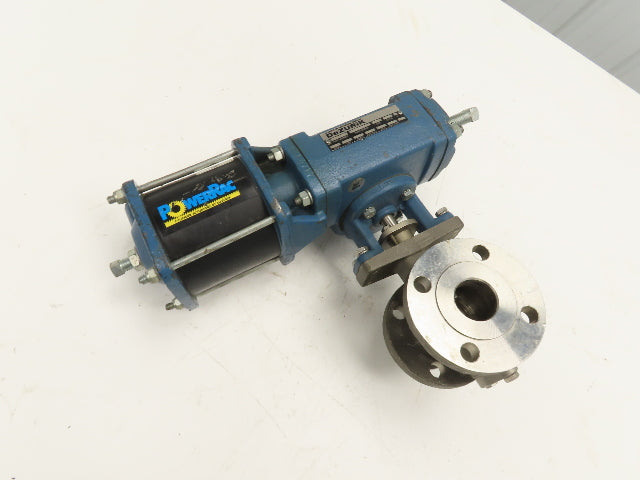DeZurik 9319063 1.5" Ball Valve Pneumatically Actuated Stainless