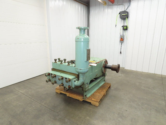 Gardner Denver GD180T High Pressure Triplex Pump 1-5/8" Plunger 5000PSI 38GPM