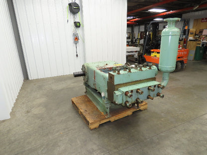 Gardner Denver GD180T High Pressure Triplex Pump 1-5/8" Plunger 5000PSI 38GPM