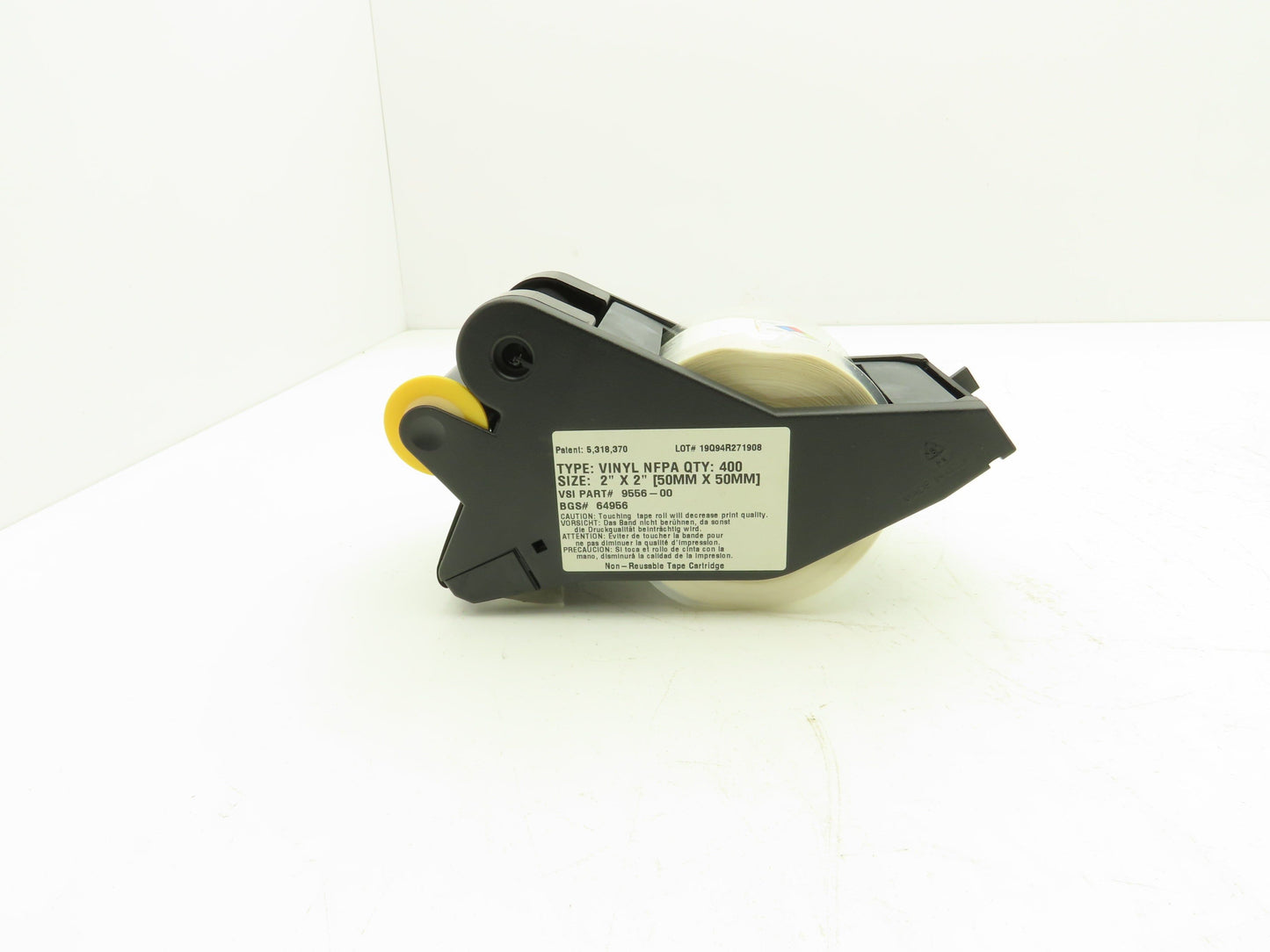 Brady 64956 Supply Cartridges For Label And Sign Maker 2" X 2"