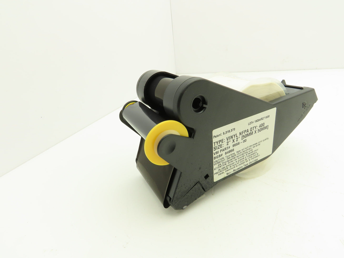 Brady 64956 Supply Cartridges For Label And Sign Maker 2" X 2"