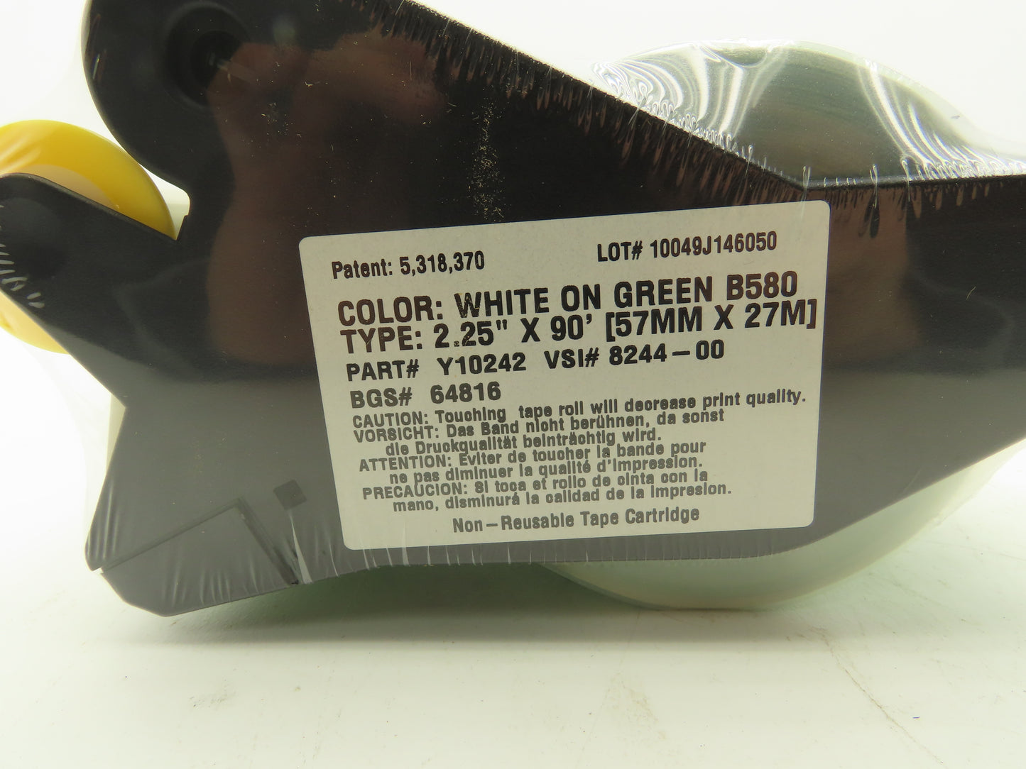 Brady 64816 Supply Cartridges For Label And Sign Maker 2.25" X 90'