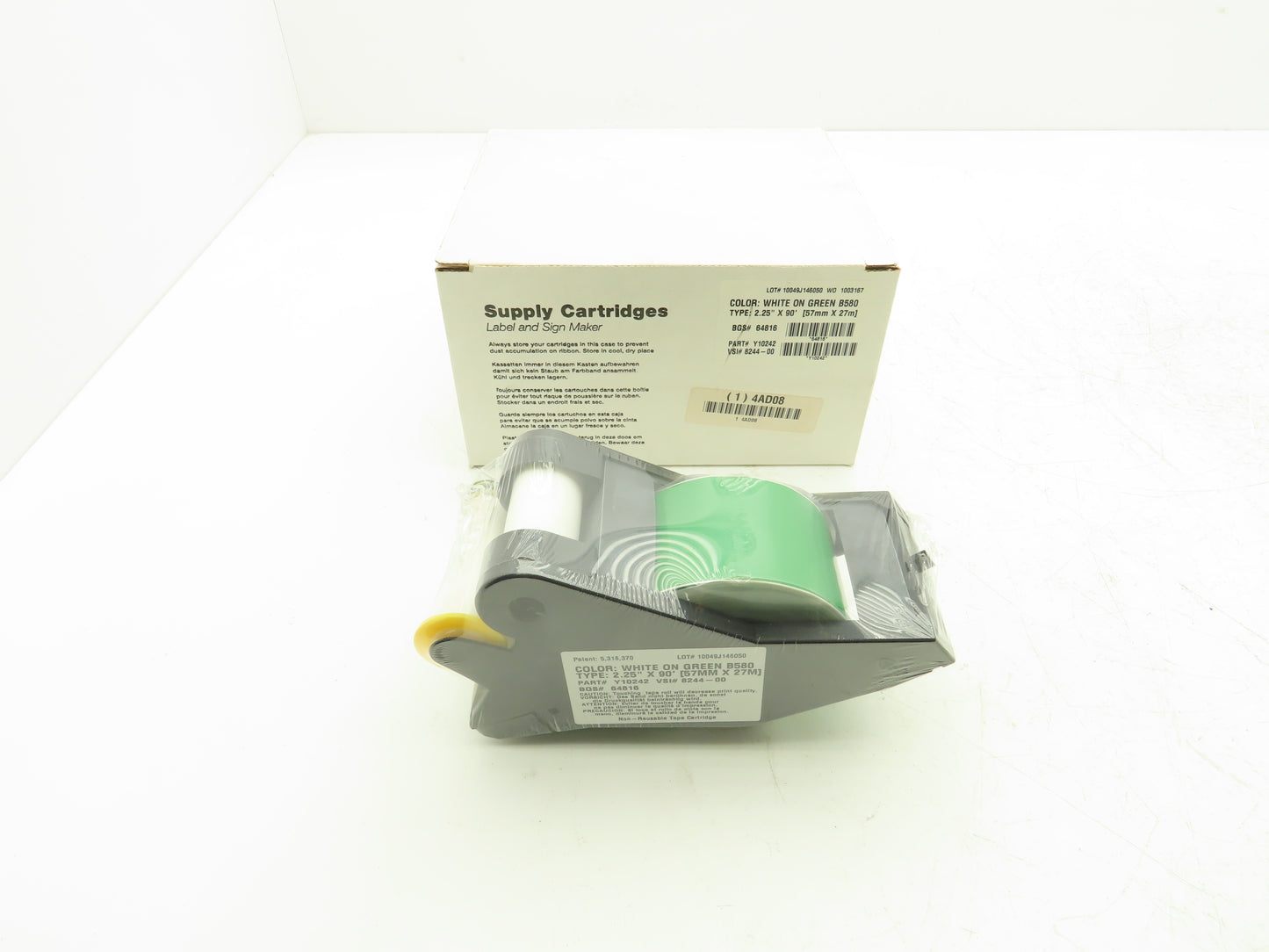 Brady 64816 Supply Cartridges For Label And Sign Maker 2.25" X 90'