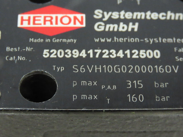 Herion S6VH10G02000160V Directional Valve