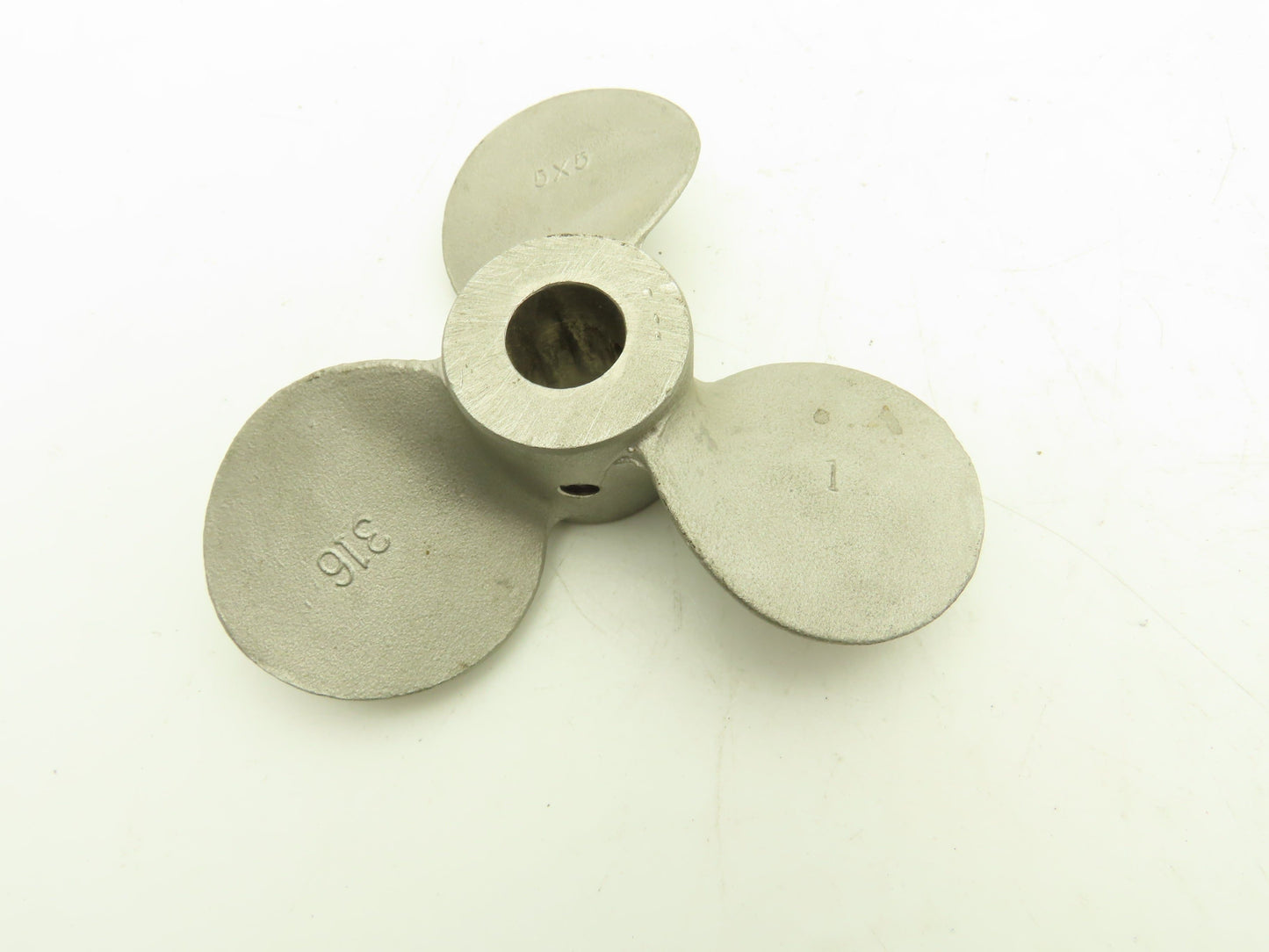 5" x 5" Mixer Impeller Three Blade 1/2" Bore