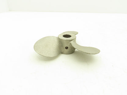 5" x 5" Mixer Impeller Three Blade 1/2" Bore