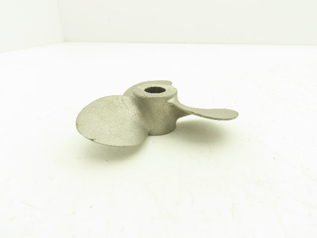 5" x 5" Mixer Impeller Three Blade 1/2" Bore