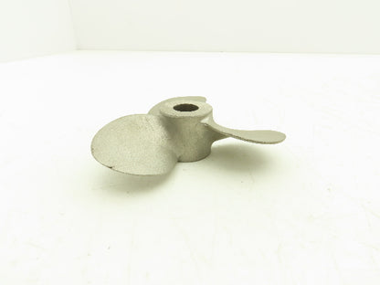 5" x 5" Mixer Impeller Three Blade 1/2" Bore