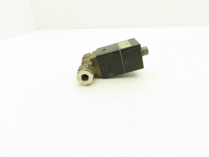 Burkert 131736N Pneumatically Operated Valve 2 Pos 2 Way 87psi 1/2" & 1/4" NPT