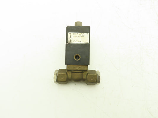 Burkert 131736N Pneumatically Operated Valve 2 Pos 2 Way 87psi 1/2" & 1/4" NPT