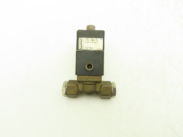Burkert 131736N Pneumatically Operated Valve 2 Pos 2 Way 87psi 1/2" & 1/4" NPT