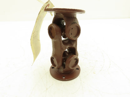 Elbe 0 106 300 001 Universal Joint Double Length=120mm Flange=65mm Hole=4x6mm