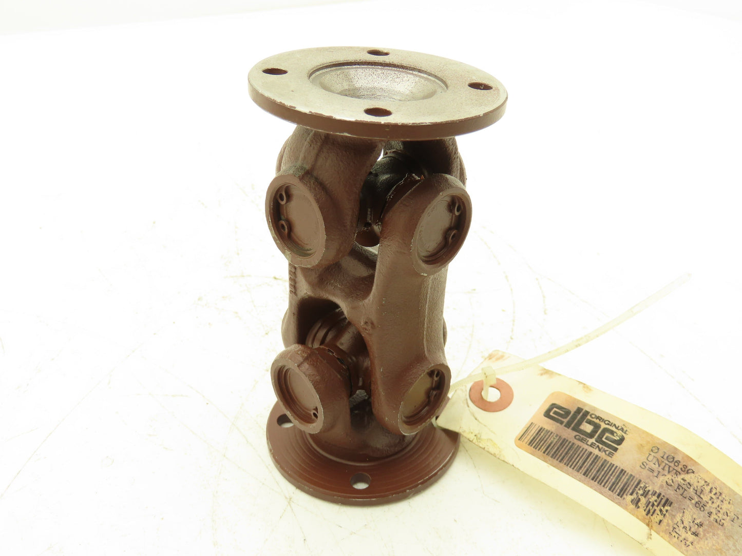 Elbe 0 106 300 001 Universal Joint Double Length=120mm Flange=65mm Hole=4x6mm