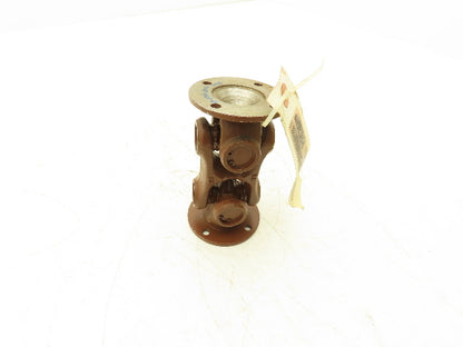 Elbe 0 106 300 001 Universal Joint Double Length=120mm Flange=65mm Hole=4x6mm