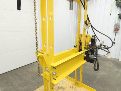 Enerpac IPE3060 Hydraulic Press 30 Ton H Frame 120V Pump Double Acting Cylinder