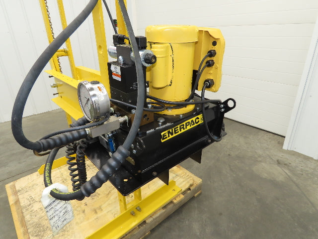Enerpac IPE3060 Hydraulic Press 30 Ton H Frame 120V Pump Double Acting Cylinder