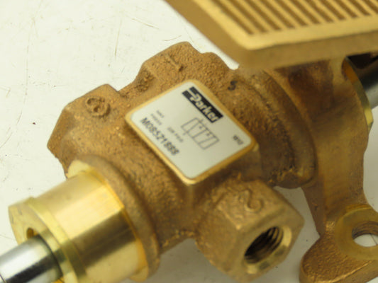 Parker M08521888 Pneumatic Air Valve Foot Treadle 3W2P 1/4" NPT 225 psig