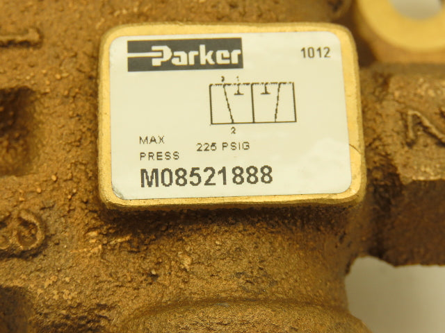 Parker M08521888 Pneumatic Air Valve Foot Treadle 3W2P 1/4" NPT 225 psig