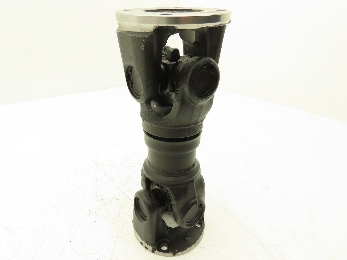 Double Universal Slip Joint Drive Shaft Length 240mm Flange 90mm Hole 4x8mm