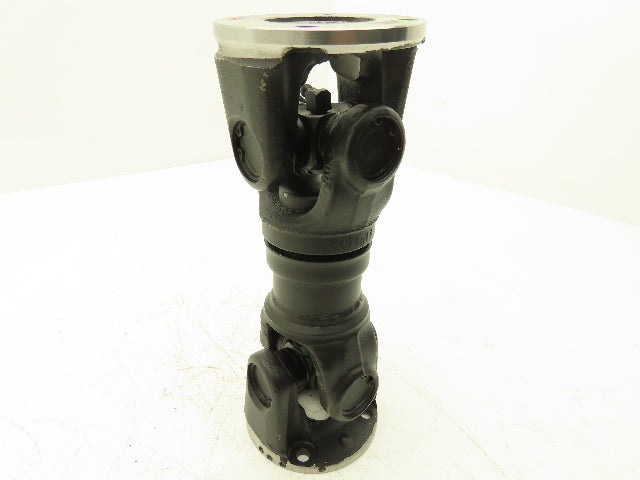 Double Universal Slip Joint Drive Shaft Length 240mm Flange 90mm Hole 4x8mm